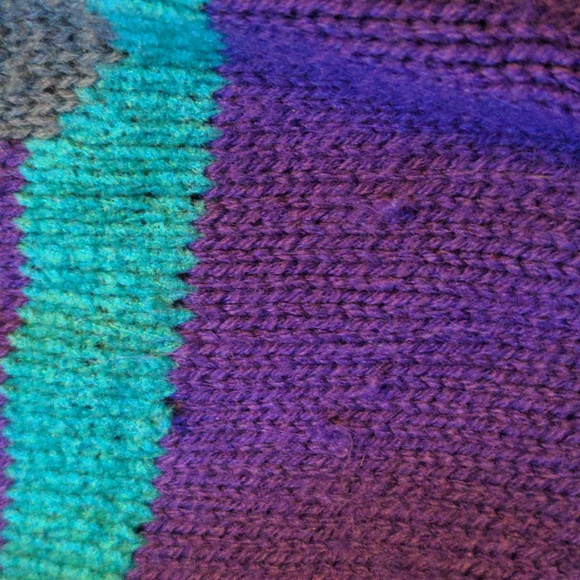 LAST DROP B4 DONATE VTG 80s Stèfano International SportswearPurple Sweater M - Picture 7 of 8